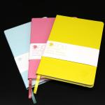 Elastic Band Closure PU Leather Notebook , Premium Paper A5 Dotted Notebook