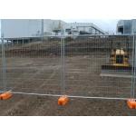 ISO9001 6ft Temporary Fence 42 Micron Thick Worksite Fencing for sale