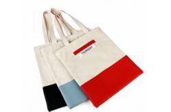 China Sustainable Shopping Eco Canvas Bags with 1 Pocket and Handles supplier