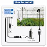 Custom Farm Temperature Wifi Greenhouse Controller CO2 Sensor 2 Channel for sale