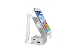 China Security Mobile Phone Anti Theft Display Holder , White Tablet Security Lock supplier