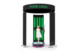 China Dhl Fast Shipped In 48h Photo Booth Enclosure Backgrounds 360 Photo Booth Backdrop supplier
