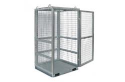 China W1060 * D1060 * H1800 Grey Wire Mesh Security Cage For Cylinder supplier