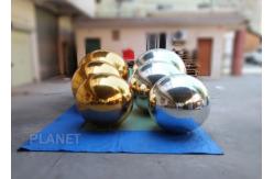 China Custom Inflatable Decoration Mirror Ball Logo printing Environmental Friendly supplier