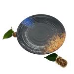 Smooth Home Melamine Dinner Plates 11'' Round Shape With Strip Galaxy for sale