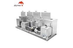 China 2mm Heating Ultrasonic Parts Cleaner 99L Four Tanks FCC For Automative supplier