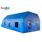Mobile Oxford Inflatable Paint Spray Booth With Logo Printing for sale