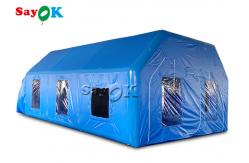 China Mobile Oxford Inflatable Paint Spray Booth With Logo Printing supplier