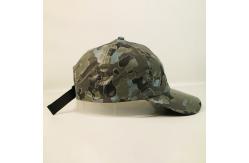 China 6 Panel Adjustable Baseball Cap For Low Profile Camouflage Unconstructed Dad Hat supplier