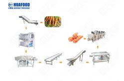 China Water Bubble 2000kgh Fruit And Vegetable Processing Line supplier