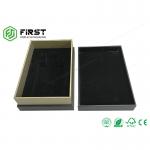 Customized Gold Foil Logo Luxury Rigid Cardboard Perfume Gift Packaging Boxes With Lid for sale