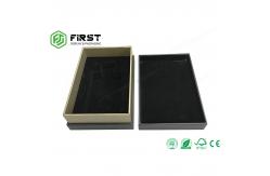 China Customized Gold Foil Logo Luxury Rigid Cardboard Perfume Gift Packaging Boxes With Lid supplier