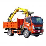 Sinotruck  4*2  Truck- Mounted Grab  Truck With Telescopic Grab    Telescopic  Boom Truck Lorry for sale