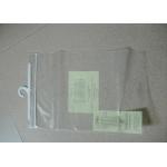 PVC PE Apparel T-Shirt Plastic Pouches Packaging With Hook And Sliding Zipper