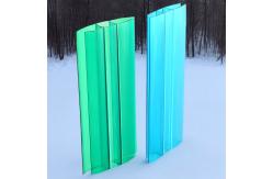 China Impact Proof Polycarbonate H Connecter / Polycarbonate Extruded Plastic Profiles supplier