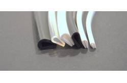China Platinum Cured Silicone Seal Strip , Rubber Seal Extrusion Profiles Low Smoke supplier