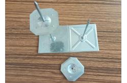 China 50x50mm Galvainzed Based Rock Wool Insulation Pin With Self Locking Washer supplier