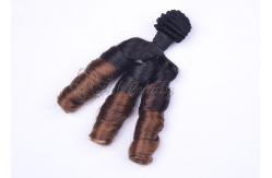 China Ombre Funmi Curl Grade 6A Virgin Hair , 10 Inch - 18 Inch Long supplier
