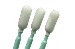 China Q Tips Round Head Sponge Swab With 65 Polypropylene Handle supplier