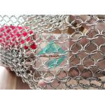 Chainmail Welded Pvd Metal Ring Mesh For Facade Decoration for sale