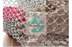China Chainmail Welded Pvd Metal Ring Mesh For Facade Decoration supplier