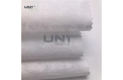China Middle Soft Fusible Interfacing Fabric / Extra White Fusible Lining Fabric 70gsm supplier