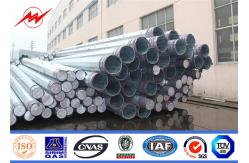 China 16m 2500dan Galvanization Steel Tower Pole 90ft Africa Transmission Line Metal Post supplier