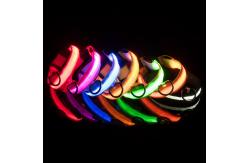 China Luminous Led Pet Collar Charging Rechargeable S M L XL supplier