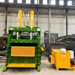 Vertical Tyre Baler Machine Iron Metal Hydraulic Press Baler for sale