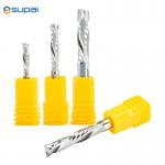 2 Flute CNC Cutting Tungsten End Mill AlTiN Coating For Wood for sale
