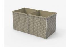 China Heavy Duty Defensive Barrier Geotextile Lined Unit Earth Filled Welded Mesh supplier