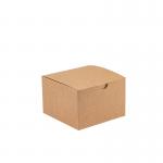 Brown Kraft Paper Boxes For Food Waterproof Oilproof Eco Friendly for sale