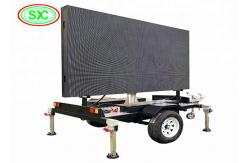 China P6 SMD3535 Trailer LED Display Epistar Chip 6500cd/M2 For Movable Advertising supplier