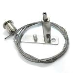 Hanging Use Brass Plated Nickel Cable Gripper Brass Nickel Plated Grip Lock Cable Grippers for sale