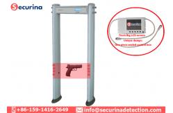 China IP55 Waterproof Security Walk Through Gate , Metal Detector Security Doors supplier