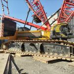 SANY Used 500T Crawler Crane Equipment 1.5 Km/H Travel Speed With Good Controllability for sale