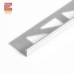 10mm Smart Flat Edge Tile Trim Chrome Metal Angle Trim For External Corners for sale