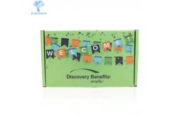 China Offset Printing Cardboard Flat Pack Boxes CCNB Grey Cardboard Ear Lock supplier