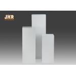 Modern Glossy White Floor Pedestal / Fiber Glass Pedestal for sale