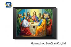 China High Definition Lenticular Flip 3d Printing Picture Christian Holy Virgin Jesus Pattern supplier