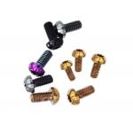 Smooth Braking TC4 Titanium Alloy Disc Brake Rotor Bolts with Round Hex Head and Polished Surface for sale