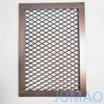 Diamond Expanded Mesh Panels Expanded Steel Grill Grate For Walkway Handrails