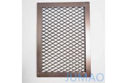 China Diamond Expanded Mesh Panels Expanded Steel Grill Grate For Walkway Handrails supplier