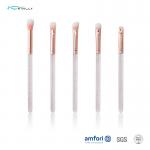 5pcs Eye Synthetic Hair Makeup Brushes With Plastic Handle for sale