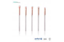 China 5pcs Eye Synthetic Hair Makeup Brushes With Plastic Handle supplier