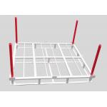 Storage Portable Stacking Racks Stackable Warehouse Racks Circular Steel Tube Post