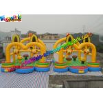 Cat Inflatable Commercial Bouncy Castles / Inflatable Jumping House Waterproof for sale