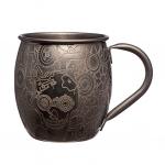 SS18/8 Stainless Steel Wine Glass FDA Hammered Moscow Mule Cups for sale