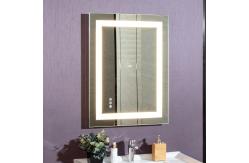 China Custom Lighted Bathroom Smart Vanity LED Mirror with Rust Resistant Metal Chassis supplier