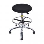 Laboratory Stainless Steel Metal Round Esd Stools Anti Static Lifting For Lab for sale